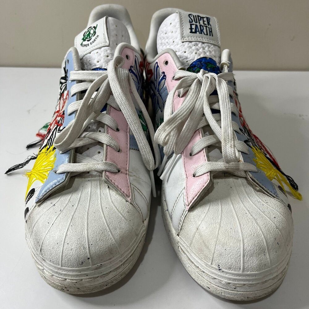 Adidas Superstar Sean Wotherspoon Super Earth Sneakers Men’s 10.5 - Picture 3 of 8